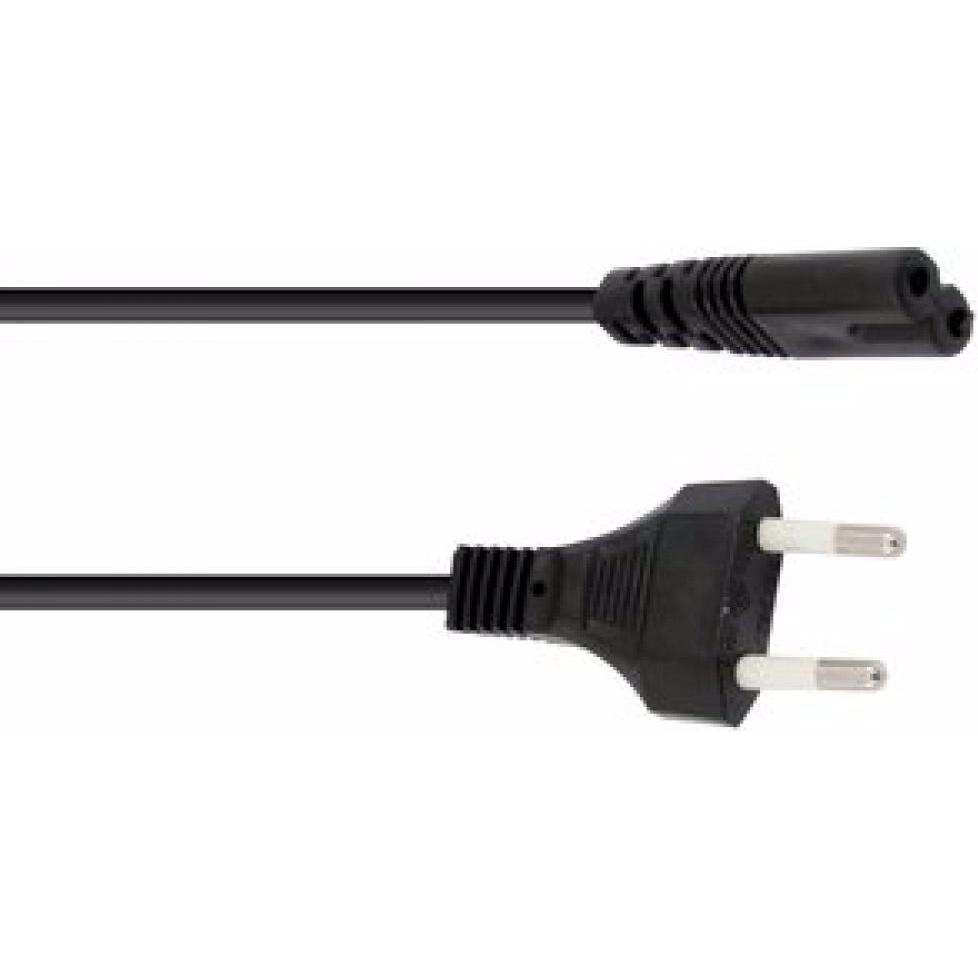 Omnitronic Euro Netzkabel 1,5m sw (1.50 m), Stromkabel
