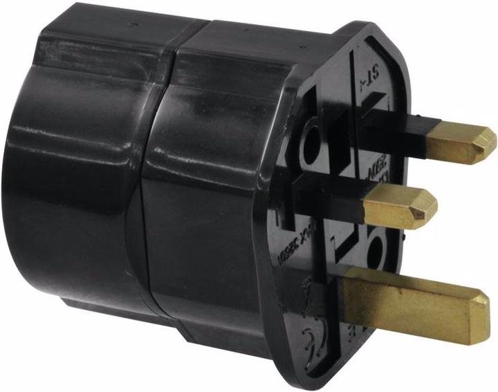 Image du produit Omnitronic Adaptateur fiche EU/UK 13A sw