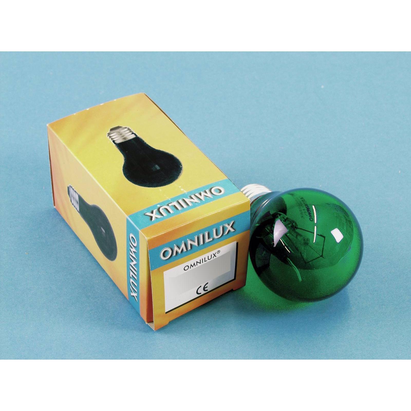 Omnilux A19 230V/25W E-27 verde (E27), Lampadine + Fari Illuminotecnica