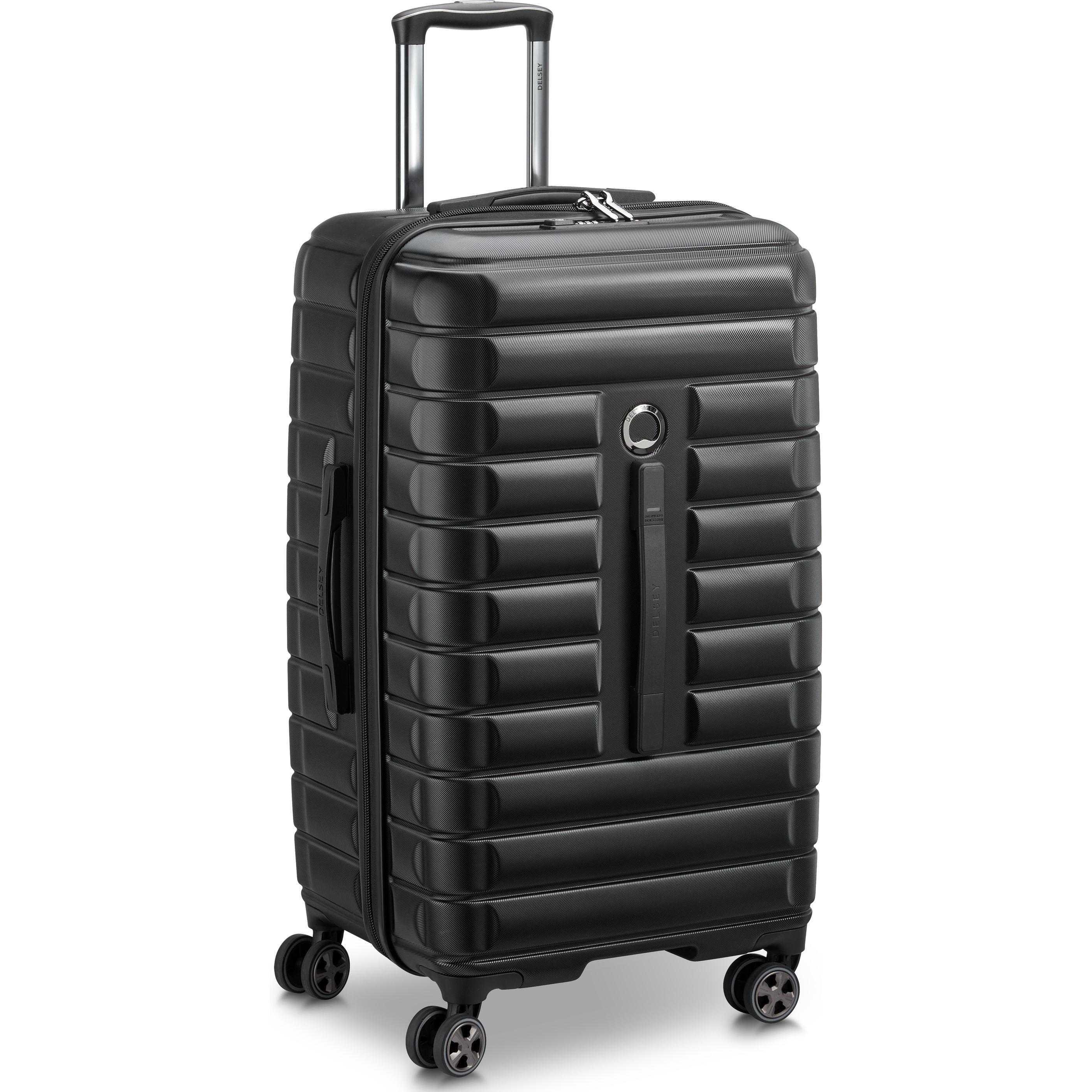 Delsey Nero Valigia, Shadow 5.0 Carrello A 4 Ruote 75 Cm, (90 L)