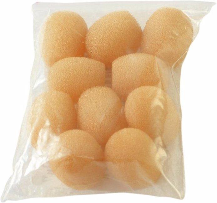 Image du produit Omnitronic Bonnette anti-vent pour microphone couleur chair HS 10x