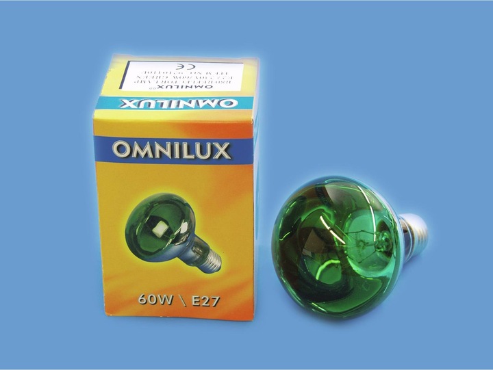 Actual product image Omnilux R80 230V/60W E-27 green (60 W, E27)