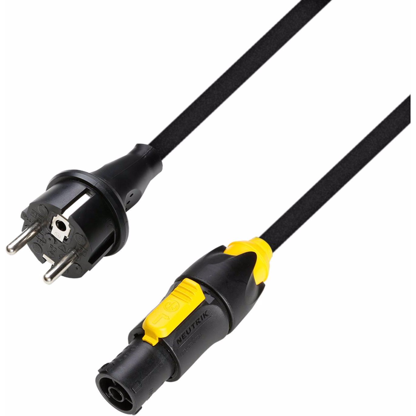 Adam Hall 8101 TCON 0300 Netzkabel CEE (3 m), Stromkabel