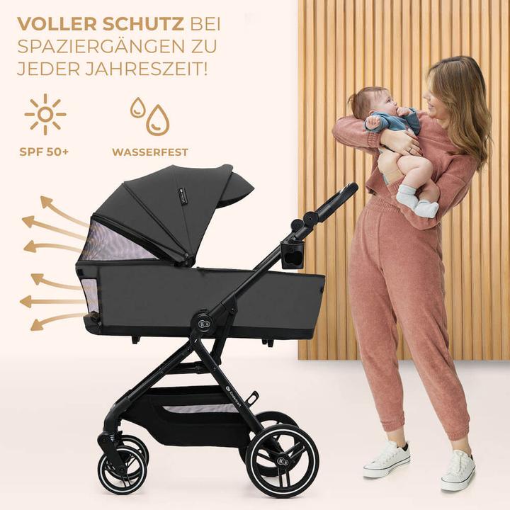 Produktbild KinderKraft Kinderwagen YOXI 2in1 Moonlight Grey