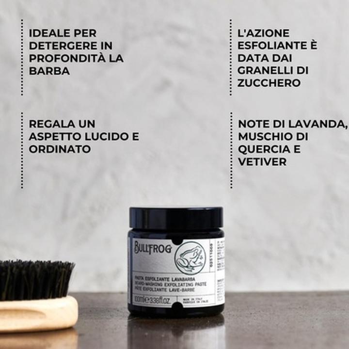 Actual product image Bullfrog Beard-Washing Exfoliating Paste (100 ml)