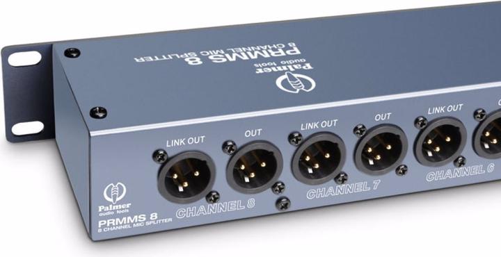 Produktbild Palmer Audio RMMS 8 8-Kanal Mikrofon-Splitter