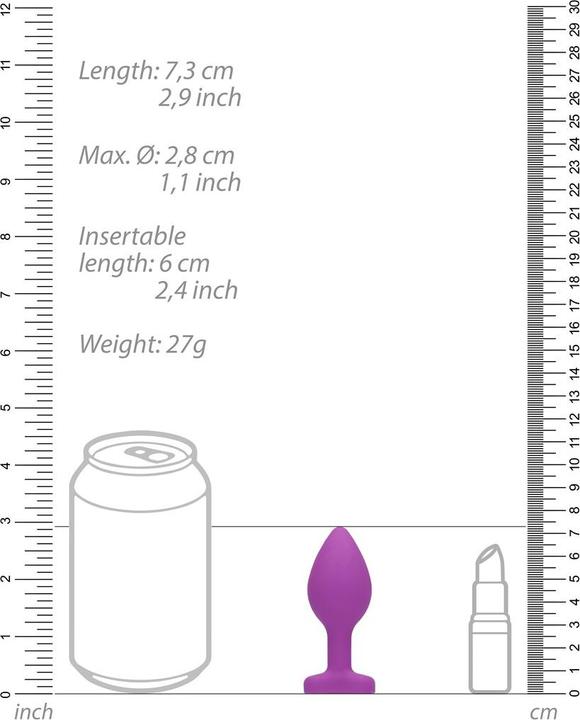 Immagine prodotto Ouch! Plug anale a cuore di diamante