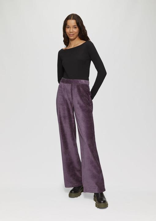 Produktbild S.Oliver Hose Elastische Wide Leg-Hose in Cordoptik (38)