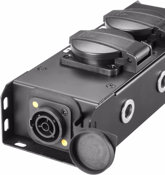 Actual product image Adam Hall PRO PORT 2 T Power distributor 2x (2 x, CEE 7/3)