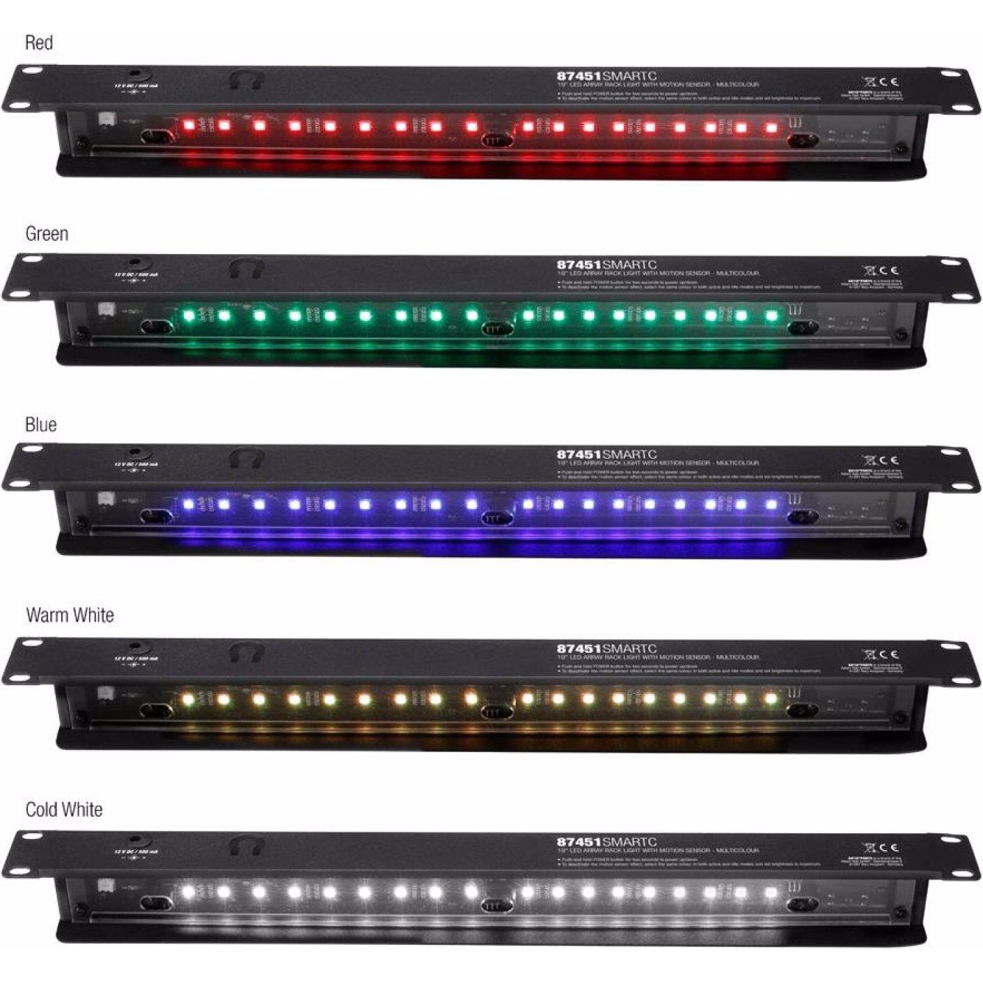 Thumbnail - Adam Hall, Tischlampe, 87451 SMART C 19"-Multicolor-Racklight