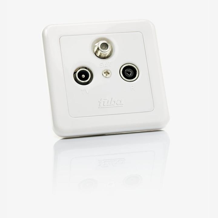 Image du produit Fuba GAD 300 - SAT + TV + Radio - 3 dB - Blanc (3 dB, Prise antenne)