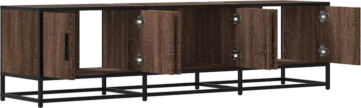Image du produit VidaXL Meuble TV Lowboard Meuble TV Table de télévision brun imitation chêne (150 x 35 x 41 cm)