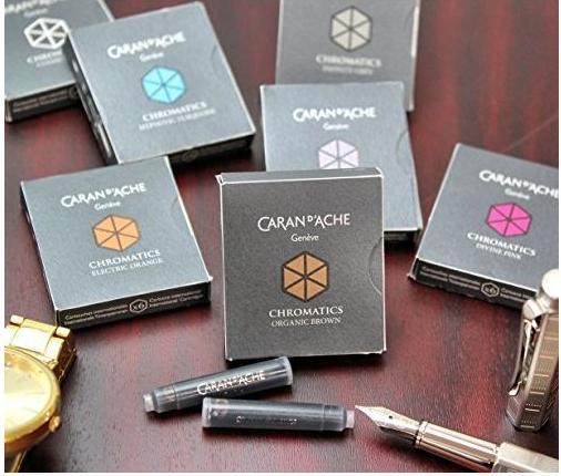 Produktbild Caran d'Ache Chromatics Tintenpatronen (Braun, 6 Stk.)