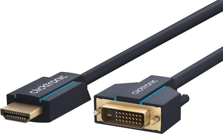 clicktronic HDMI (Typ A) — DVI (3 m, DVI, HDMI, 2.0)