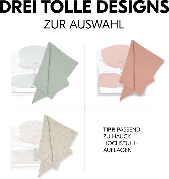 Image du produit Hauck Cuddle N Clean 3Set Sage/Beige Dots/ Cork (80 cm, 80 cm)