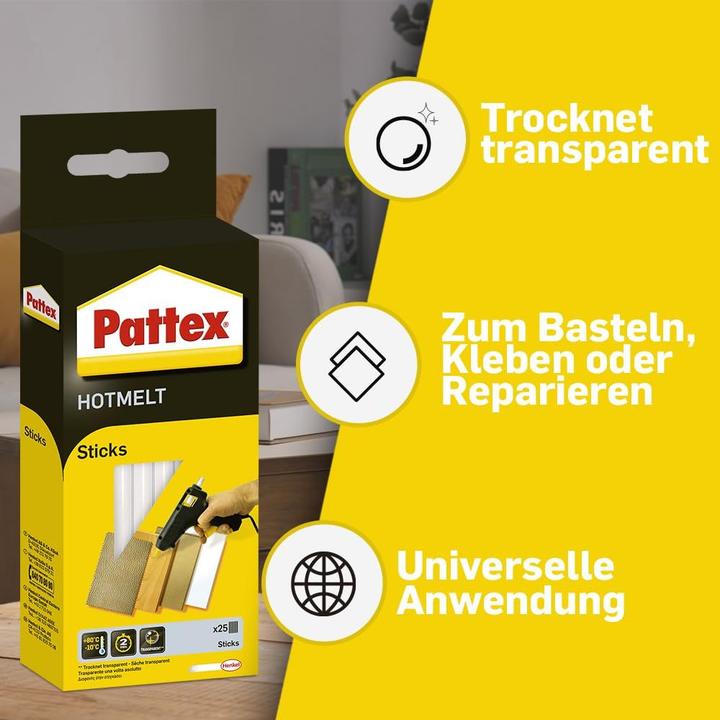 Actual product image Pattex Hot glue sticks