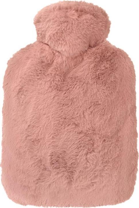 Actual product image Frosch Waermfl PVC 1.8l Langhaa Flau al (Bed flask with cover)