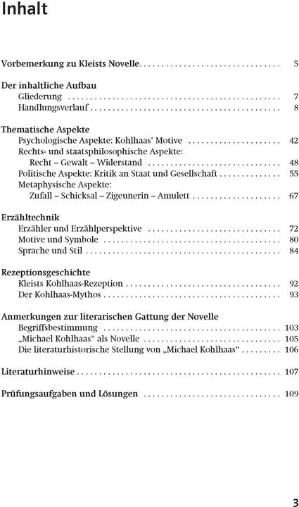 Image du produit Lektürehilfen Michael Kohlhaas (Allemand, Henry von Kleist, Thomas Gräff, 2006)