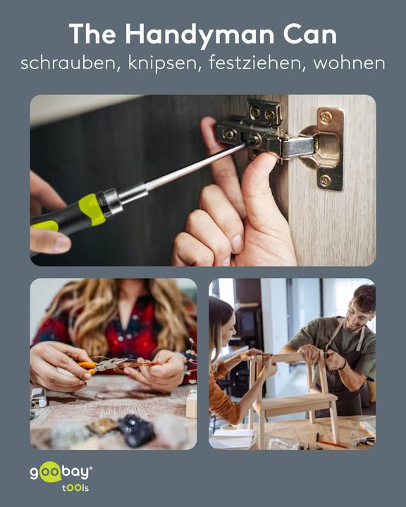 Actual product image Goobay Werkzeug-Set Advanced, 49-tlg. (49 pieces)