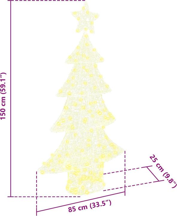 Image du produit vidaXL Weihnachtsdekoration