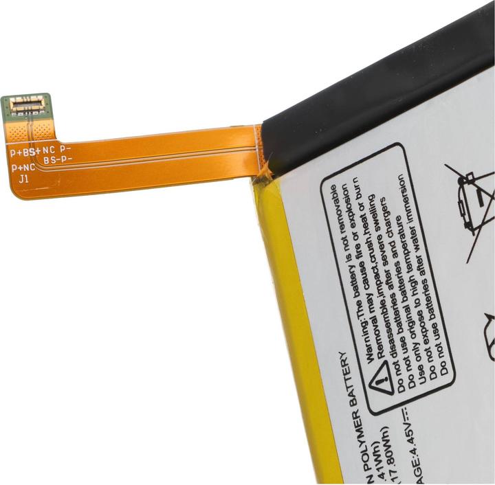 Produktbild AccuCell Akku passend für ZTE Axon 30 Ultra 5G, Li-Polymer, 3,87V, 4600mAh, 17,8Wh, ohne Werkzeug