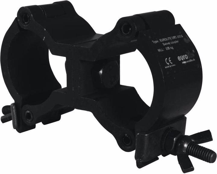 Actual product image Eurolite DEC-30D clamp black for 35mm