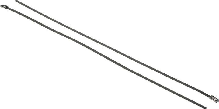Actual product image RS PRO Cable tie stainless steel 359x4,6mm (Metal cable ties, 360 mm, 100 pcs.)