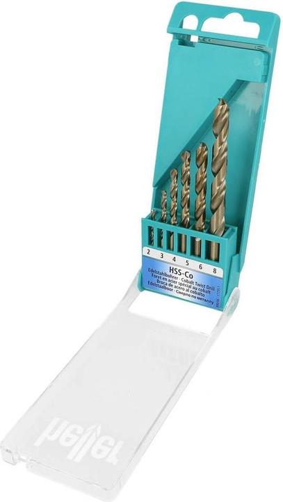 Produktbild Heller HSS Metall-Spiralbohrer-Set 6t (2 mm, 3 mm, 4 mm, 5 mm, 6 mm, 8 mm)