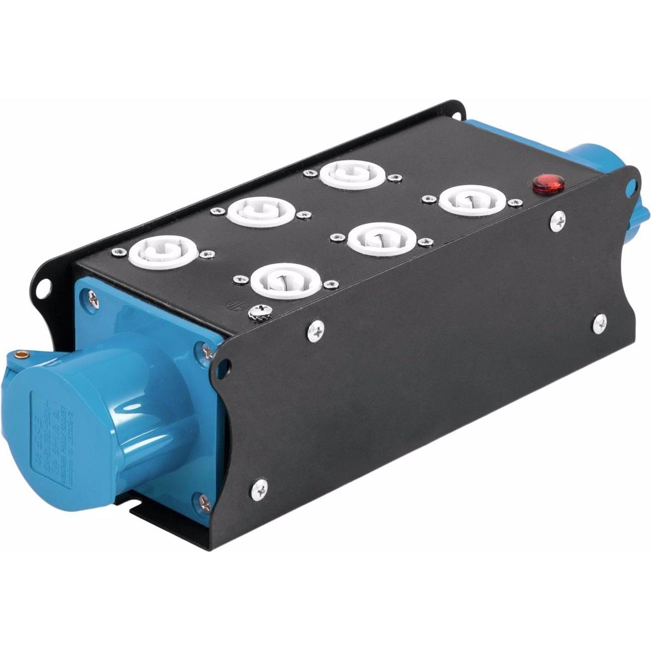 Eurolite, Steckdosenleiste, SAB-62X Stromverteiler (3 x, CEE)