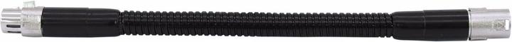 Omnitronic Schwanenhals schwarz XLR/XLR, 47cm