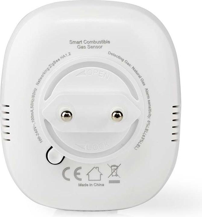 Actual product image Nedis SmartLife Gas Detector | Zigbee 3.0 | Mains power supply | Sensor life: 5 years | EN 501