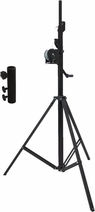 Eurolite Set STT-400/85 crank tripod TÜV/GS black + STV3529 adapter long
