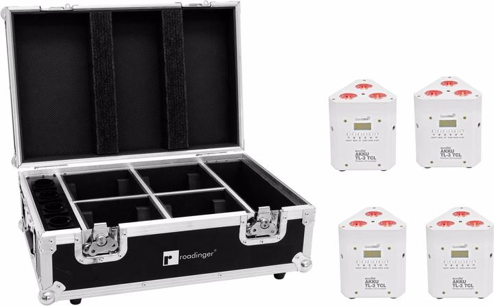 Actual product image Eurolite Set 4x AKKU TL-3 TCL white + Case with charging function (3 W, LED)