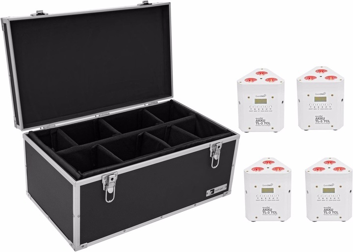 Immagine prodotto Eurolite Set 4x AKKU TL-3 TCL bianco + Custodia TDV-1
