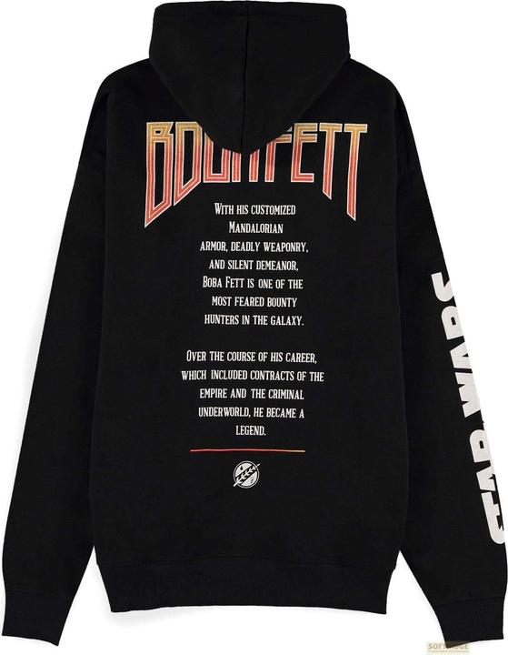 Immagine prodotto The Mandalorian Felpa con cappuccio da uomo Boba Fett The Legend (L)