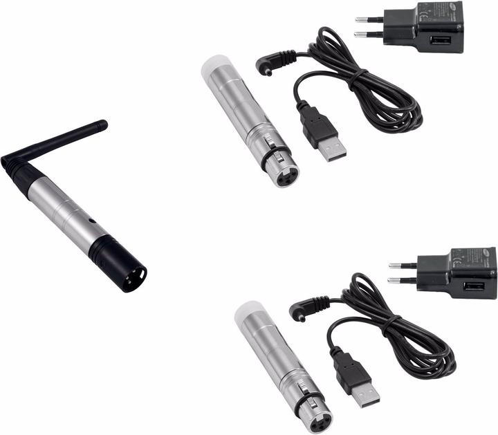 Actual product image Eurolite Set QuickDMX 1x transmitter + 2x AKKU receiver
