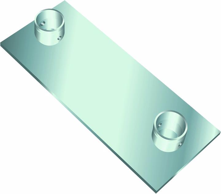 Actual product image Alutruss DECOLOCK DQ2-BPS base plate sw