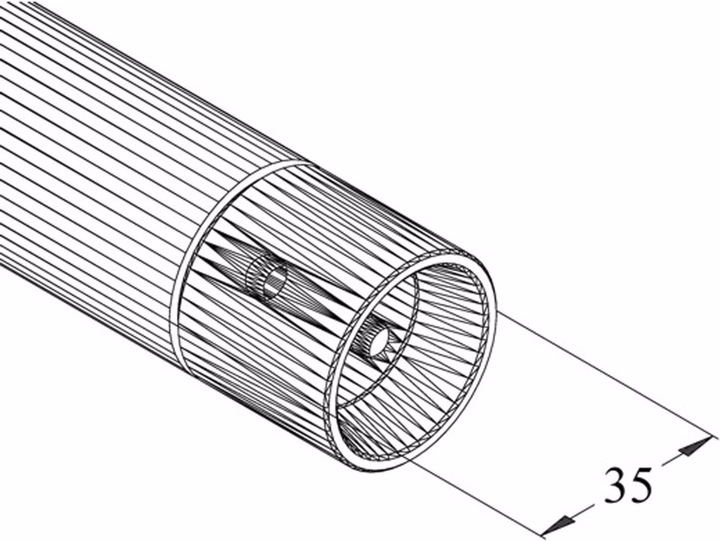 Produktbild Alutruss DECOLOCK DQ1-S750 1-Punkt-Traverse sw
