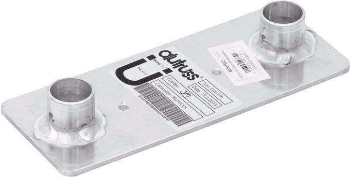 Actual product image Alutruss DECOLOCK DQ2-WP wall plate