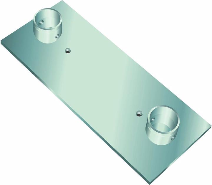 Actual product image Alutruss DECOLOCK DQ2-WP wall plate