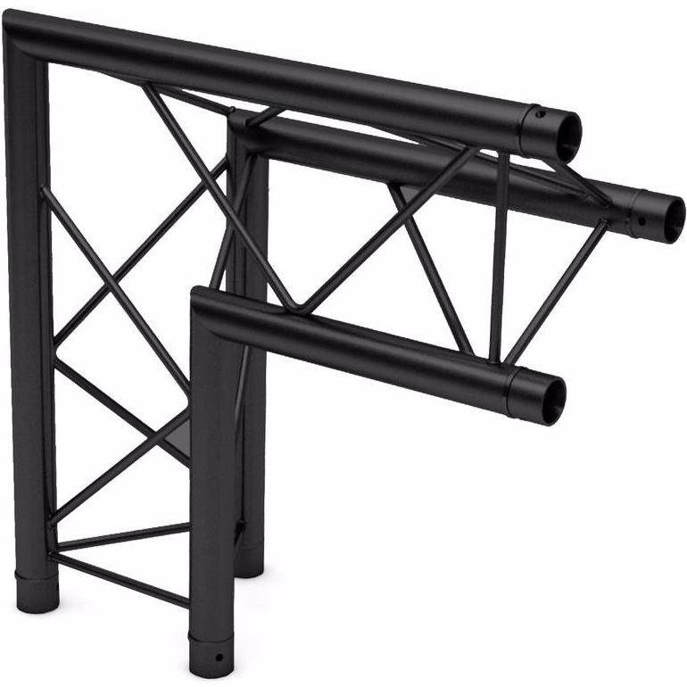 Alutruss DECOLOCK DQ3-SPAC21 2-Weg Ecke 90° sw, Montage Lichttechnik