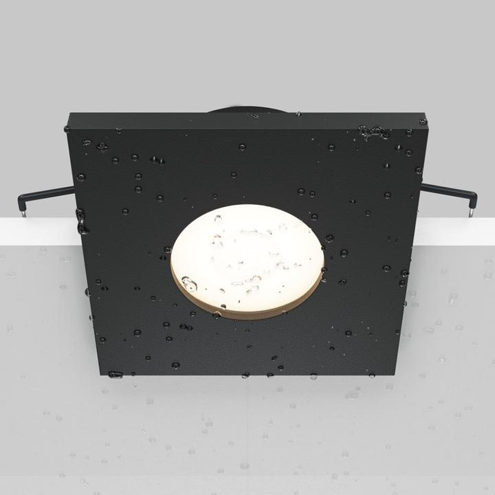 Produktbild Maytoni Stark Downlight, Einbauleuchte GU10 Schwarz IP65 (GU10)
