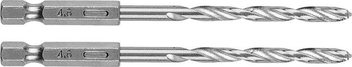 Produktbild Graphite Sechskant-Metallbohrer 4,8 mm, 2 Stück. (4.8 Millimeter)