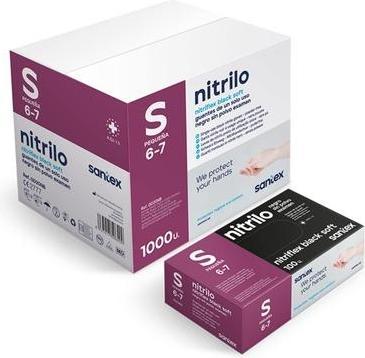 Green Stuff World Gants en Nitrile Noir - S