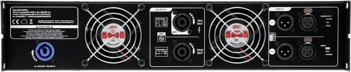 Actual product image Psso DDA-3500 power amplifier (Final stage)