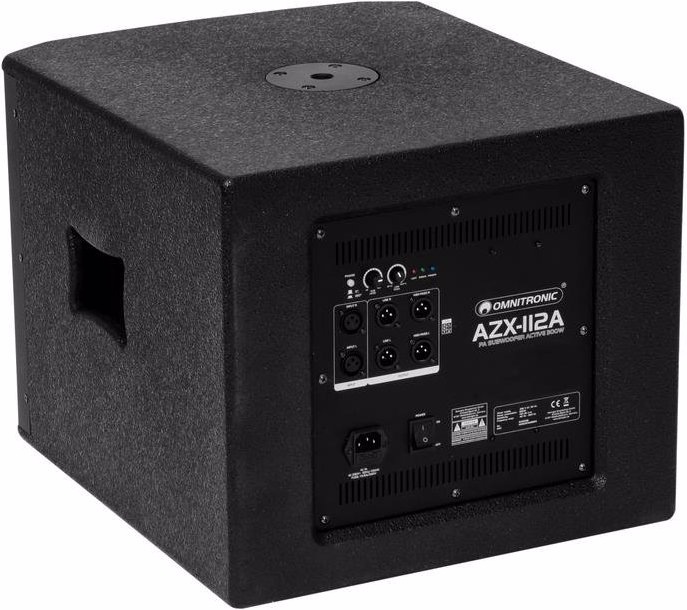 Actual product image Omnitronic AZX-112A PA subwoofer active 300W (Active, 1x 300 W)