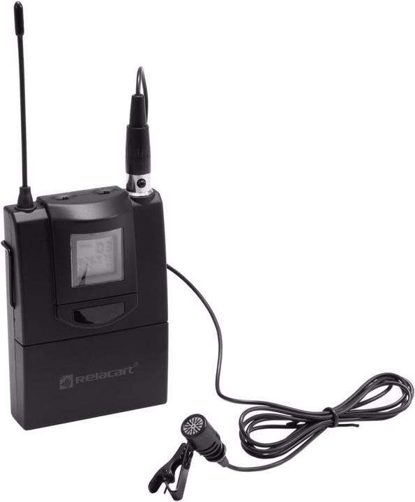 Relacart ET-60 Bodypack with lavalier microphone for WAM-402