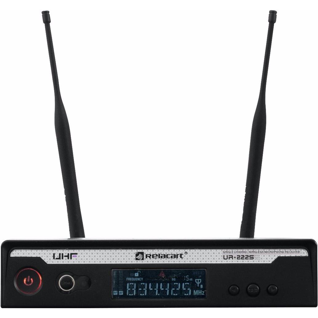 Relacart UR-222S 1-Kanal UHF-Empfänger, Mikrofon Zubehör
