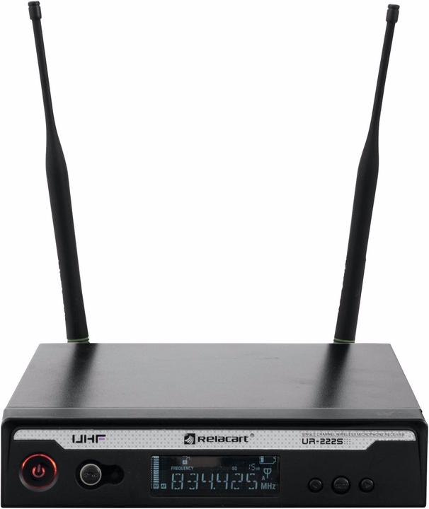Actual product image Relacart UR-222S 1 channel UHF receiver
