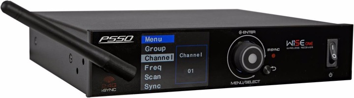 Actual product image Psso WISE ONE 1-channel true diversity receiver 638-668MHz